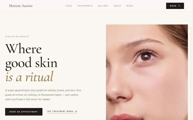Maison template preview